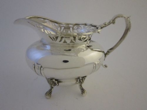 ANTIQUE GEORGE V STERLING SILVER 5 PIECE TEA SET ON TRAY - ADDITIONAL PHOTO 20