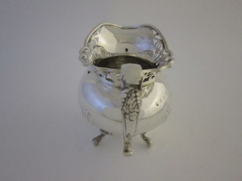 ANTIQUE GEORGE V STERLING SILVER 5 PIECE TEA SET ON TRAY - ADDITIONAL PHOTO 22