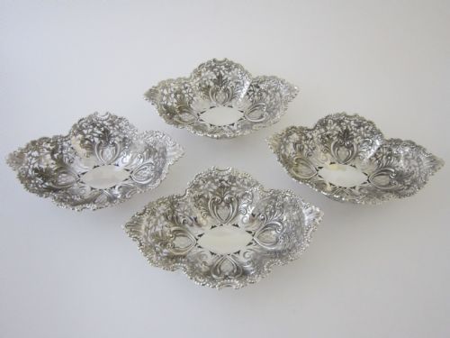 ANTIQUE EDWARDIAN STERLING SILVER CENTREPIECE - ADDITIONAL PHOTO 4