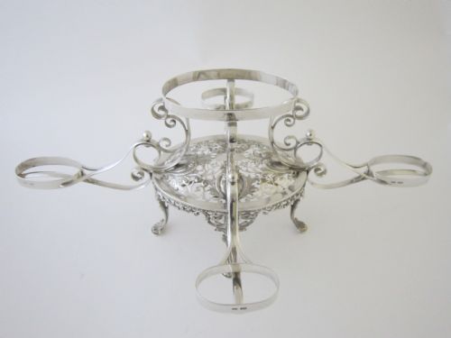 ANTIQUE EDWARDIAN STERLING SILVER CENTREPIECE - ADDITIONAL PHOTO 5