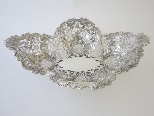 ANTIQUE EDWARDIAN STERLING SILVER CENTREPIECE - ADDITIONAL PHOTO 7