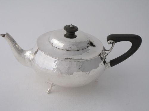 ARTS AND CRAFTS STERLING SILVER TEAPOT - ADDITIONAL PHOTO 6