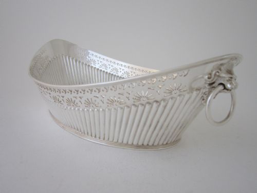 ANTIQUE EDWARDIAN STERLING SILVER DISH - ADDITIONAL PHOTO 2