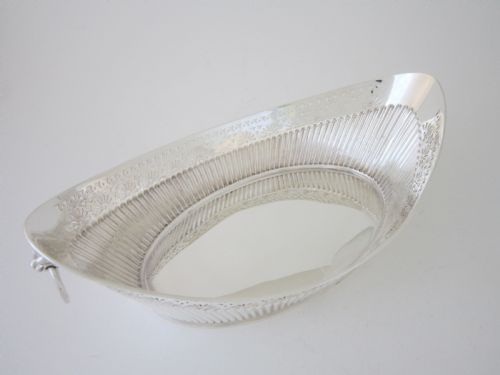 ANTIQUE EDWARDIAN STERLING SILVER DISH - ADDITIONAL PHOTO 6