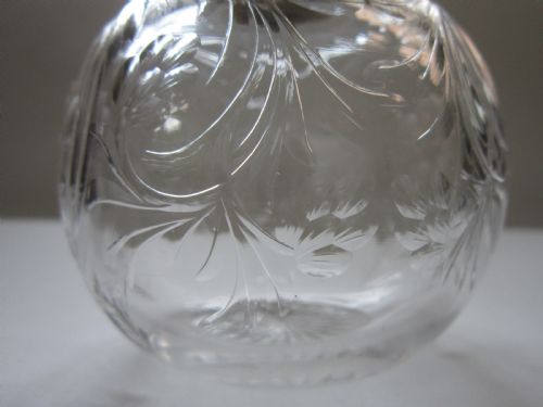ANTIQUE GEORGE V STERLING SILVER AND GLASS SCENT BOTTLES - ADDITIONAL PHOTO 8