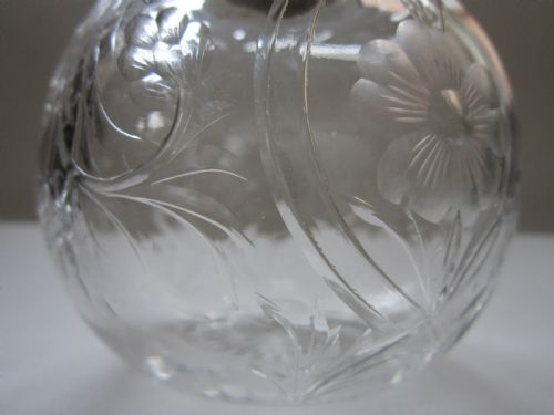 ANTIQUE GEORGE V STERLING SILVER AND GLASS SCENT BOTTLES - ADDITIONAL PHOTO 9
