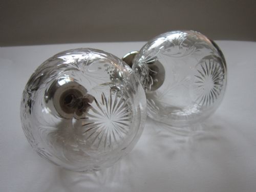 ANTIQUE GEORGE V STERLING SILVER AND GLASS SCENT BOTTLES - ADDITIONAL PHOTO 10