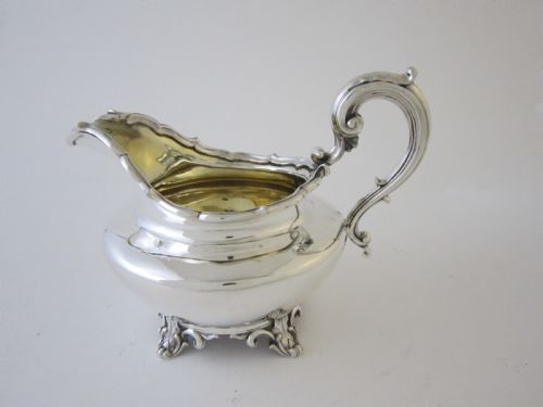 ANTIQUE WILLIAM IV STERLING SILVER THREE PIECE TEA SET - ADDITIONAL PHOTO 8