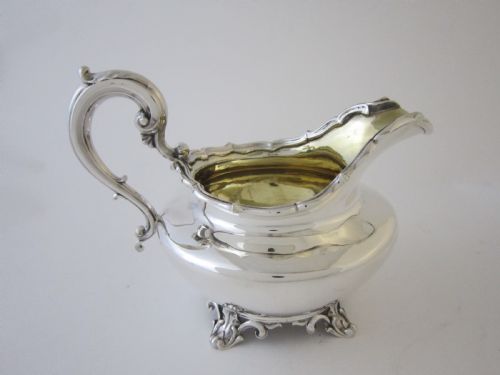 ANTIQUE WILLIAM IV STERLING SILVER THREE PIECE TEA SET - ADDITIONAL PHOTO 11