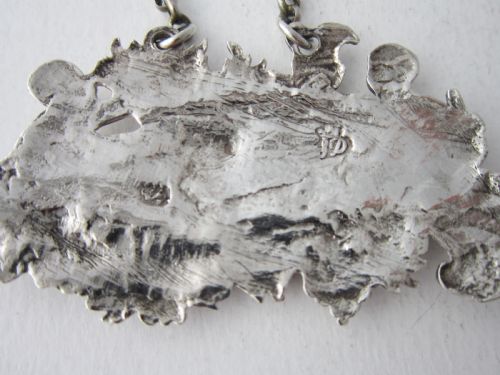 ANTIQUE GEORGE II STERLING SILVER CHAMPAGNE WINE LABEL - ADDITIONAL PHOTO 6