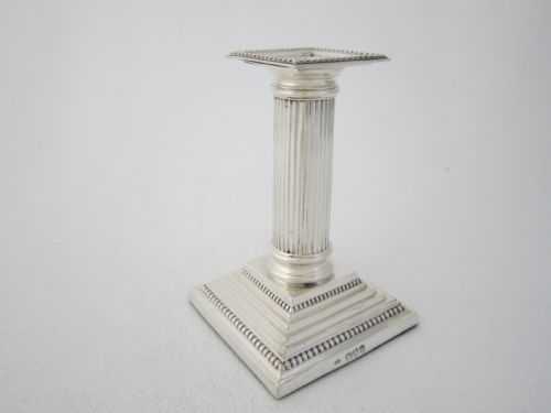 ANTIQUE VICTORIAN STERLING SILVER CANDLESTICKS - ADDITIONAL PHOTO 6