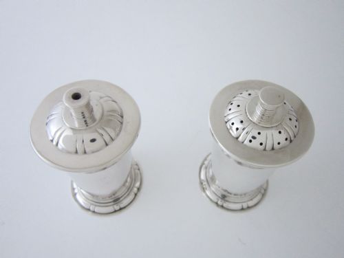 ELIZABETH II STERLING SILVER CONDIMENT SET BY RE STONE - ADDITIONAL PHOTO 7