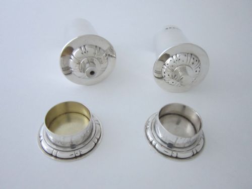 ELIZABETH II STERLING SILVER CONDIMENT SET BY RE STONE - ADDITIONAL PHOTO 9
