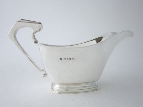 ART DECO STERLING SILVER SAUCE BOATS - ADDITIONAL PHOTO 6
