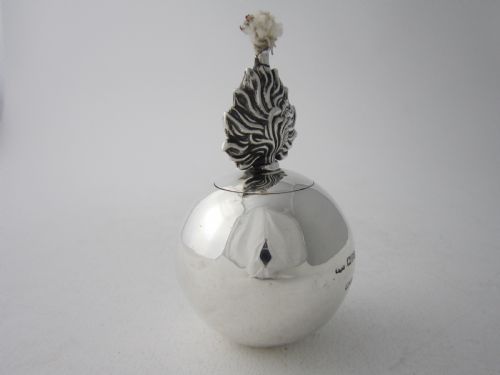 ANTIQUE GEORGE V STERLING SILVER NOVELTY LIGHTER - ADDITIONAL PHOTO 1