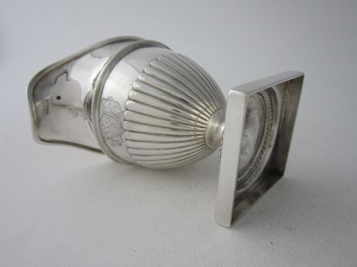 PAUL STORR ANTIQUE STERLING SILVER CREAM JUG - ADDITIONAL PHOTO 4