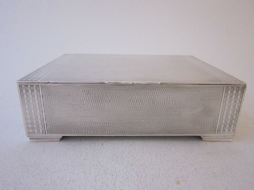 ART DECO STERLING SILVER CIGARCIGARETTE BOX - ADDITIONAL PHOTO 3