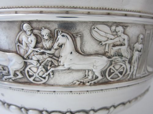 SCOTTISH ANTIQUE VICTORIAN STERLING SILVER BOWL - ADDITIONAL PHOTO 3