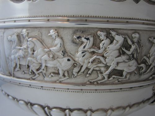 SCOTTISH ANTIQUE VICTORIAN STERLING SILVER BOWL - ADDITIONAL PHOTO 5