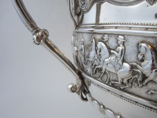 SCOTTISH ANTIQUE VICTORIAN STERLING SILVER BOWL - ADDITIONAL PHOTO 12