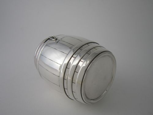 ANTIQUE EDWARDIAN STERLING SILVER MONEY BOX - ADDITIONAL PHOTO 5