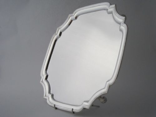 13 12 ANTIQUE STERLING SILVER DRINKS TRAYSALVER 1930 - ADDITIONAL PHOTO 7