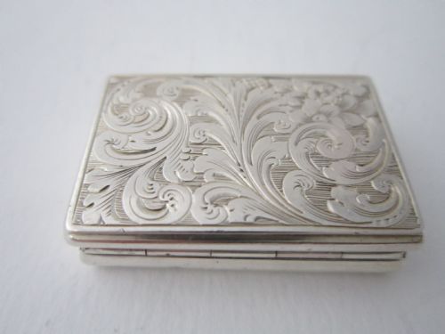 ANTIQUE VICTORIAN STERLING SILVER VINAIGRETTE - ADDITIONAL PHOTO 5
