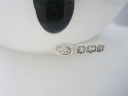 ANTIQUE GEORGE V STERLING SILVER BISCUIT BOX - ADDITIONAL PHOTO 6