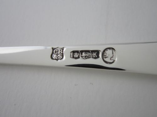 ELIZABETH II STERLING SILVER GLAMS PATTERN CANTEEN OF CUTLERY - ADDITIONAL PHOTO 12