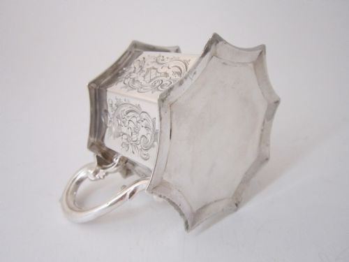 ANTIQUE VICTORIAN STERLING SILVER MUSTARD POT - ADDITIONAL PHOTO 6