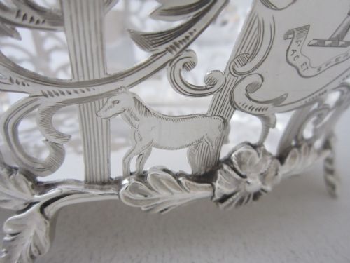 ANTIQUE EDWARDIAN STERLING SILVER BASKETSDISHES - ADDITIONAL PHOTO 7