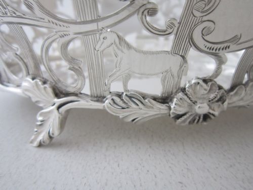 ANTIQUE EDWARDIAN STERLING SILVER BASKETSDISHES - ADDITIONAL PHOTO 10
