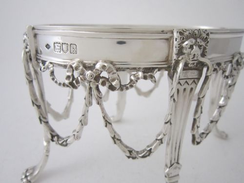 ANTIQUE EDWARDIAN STERLING SILVER COMPORTDISH - ADDITIONAL PHOTO 8