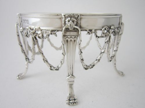ANTIQUE EDWARDIAN STERLING SILVER COMPORTDISH - ADDITIONAL PHOTO 9