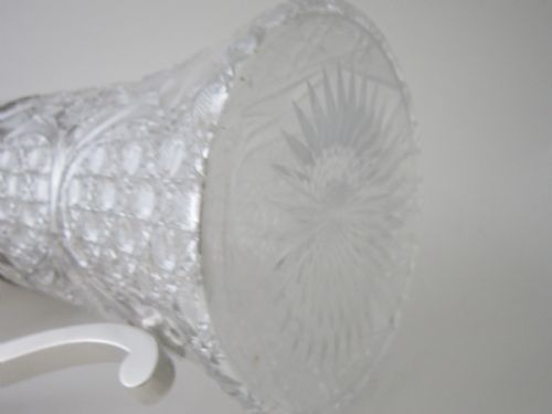 ANTIQUE EDWARDIAN STERLING SILVER CUT GLASS LEMONADE JUG - ADDITIONAL PHOTO 8