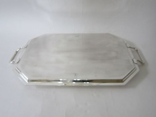 ART DECO STERLING SILVER TRAY - ADDITIONAL PHOTO 1