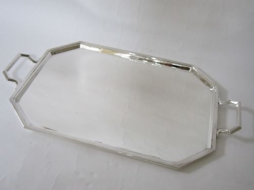 ART DECO STERLING SILVER TRAY - ADDITIONAL PHOTO 4