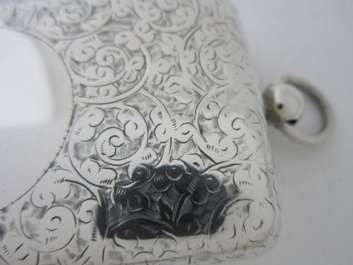 ANTIQUE VICTORIAN STERLING SILVER COMBINATION SOVEREIGNSTAMP CASE - ADDITIONAL PHOTO 8
