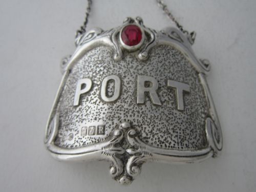 LARGE IRISH ELIZABETH II STERLING SILVER WINE LABELS 1959 - ADDITIONAL PHOTO 5