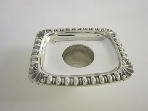 ANTIQUE EDWARDIAN STERLING SILVER CANDELABRA - ADDITIONAL PHOTO 2