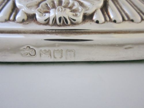 ANTIQUE EDWARDIAN STERLING SILVER CANDELABRA - ADDITIONAL PHOTO 9