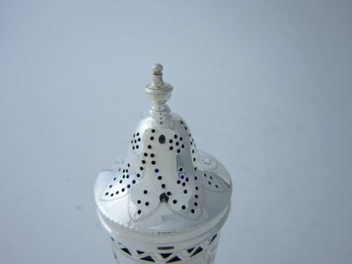 ANTIQUE GEORGE V STERLING SILVER CONDIMENT SET 192830 - ADDITIONAL PHOTO 7