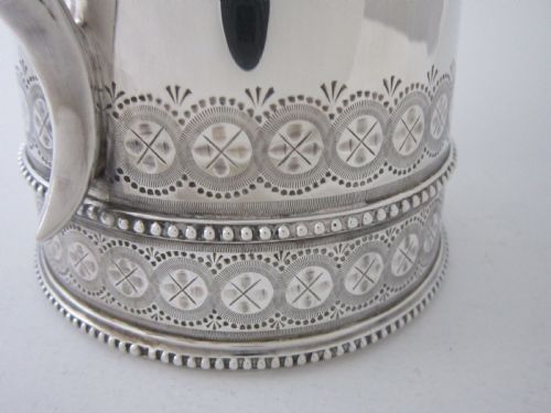 ANTIQUE VICTORIAN STERLING SILVER TEA COFFEE SET 1881 - ADDITIONAL PHOTO 4
