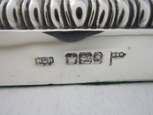 ANTIQUE VICTORIAN STERLING SILVER CANDLESTICKS 1893 - ADDITIONAL PHOTO 11