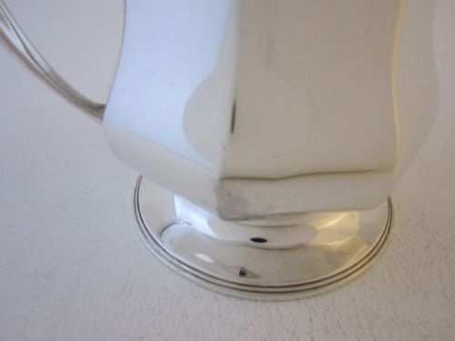ANTIQUE GEORGE V STERLING SILVER PINT MUG 1933 - ADDITIONAL PHOTO 4