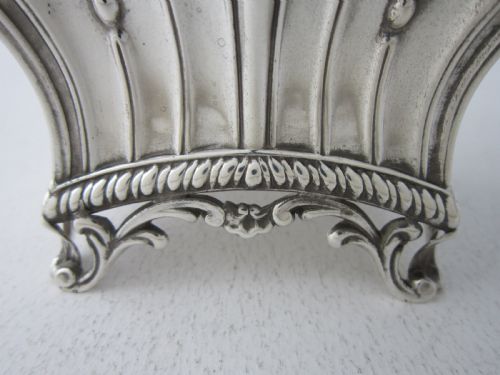 ANTIQUE EDWARDIAN STERLING SILVER TEA CADDY 1901 - ADDITIONAL PHOTO 5