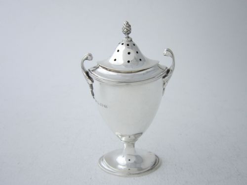 ANTIQUE GEORGE V STERLING SILVER CONDIMENT SET 1925 - ADDITIONAL PHOTO 6