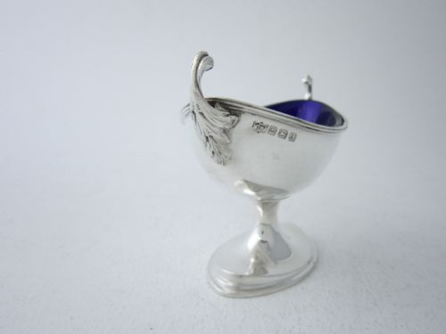 ANTIQUE GEORGE V STERLING SILVER CONDIMENT SET 1925 - ADDITIONAL PHOTO 9