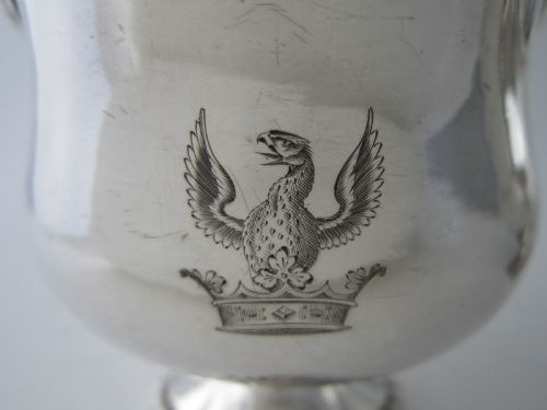 ANTIQUE GEORGE III STERLING SILVER SAUCE BOATS 1768 - ADDITIONAL PHOTO 9