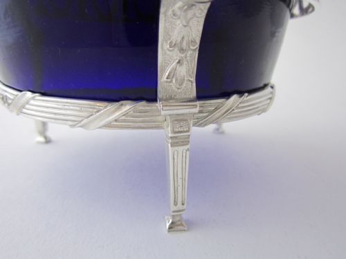 ANTIQUE VICTORIAN STERLING SILVER GLASS DISHES - ADDITIONAL PHOTO 6
